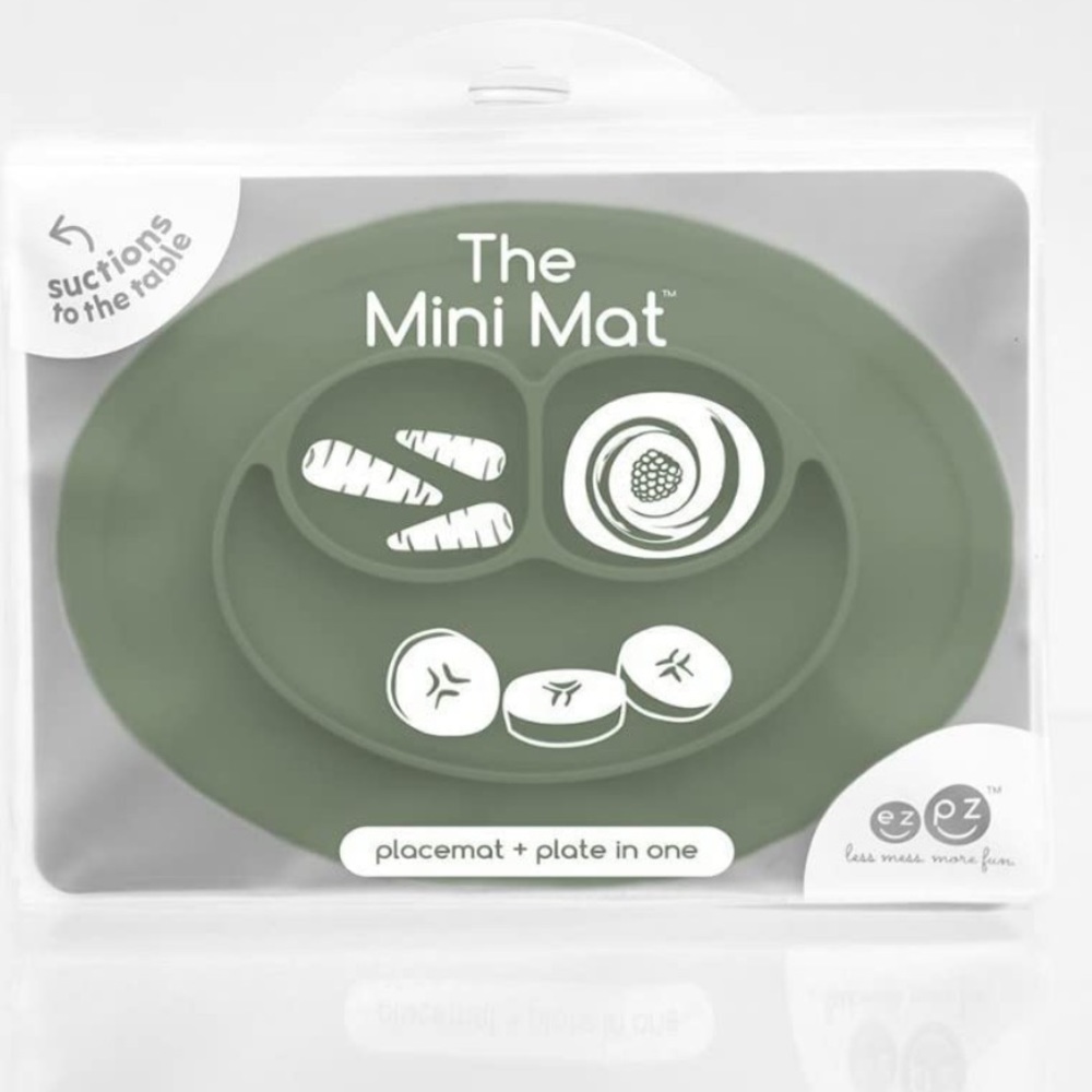 Ez Pz Mini Mat / Silicon Tray - Olive